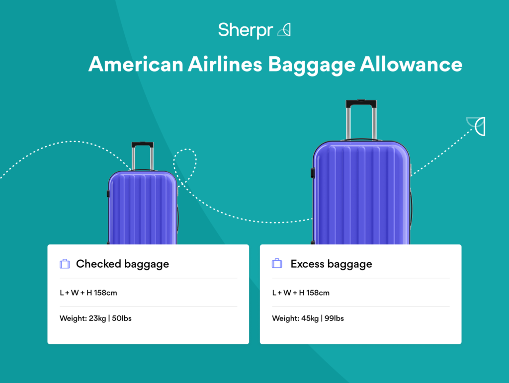 American Airline Baggage Allowance Sherpr